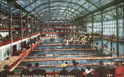 Interior Sutro Baths San Francisco, CA Postcard Postcard