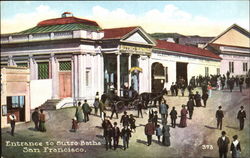 Entrance To Sutro Baths Postcard