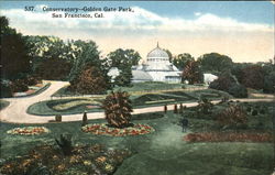 Conservatory, Golden Gate Park San Francisco, CA Postcard Postcard