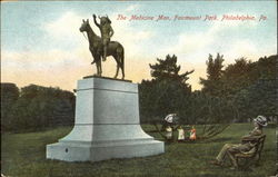 The Medicine Man, Fairmount Park Philadelphia, PA Postcard Postcard