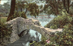 Old Stone Bridge, Wissahickon Postcard