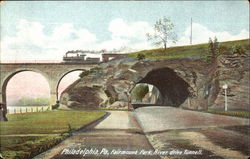 Fairmount Park, River Drive Tunnell Philadelphia, PA Postcard Postcard