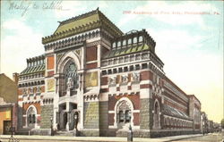 Academy Of Fine Arts Philadelphia, PA Postcard Postcard