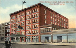 Wilson European Hotel Postcard