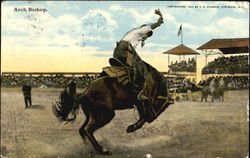 Arch Bishop Rodeos Postcard Postcard