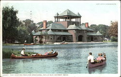 The Skating Pavilion And Canal, Belle Isle Postcard