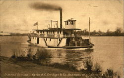 Steamer "Sentinel" Postcard