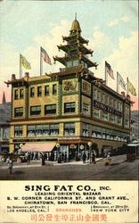 Sing Fat Co., Inc., Chinatown San Francisco, CA Postcard Postcard