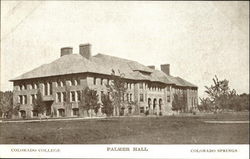 Palmer Hall, Colorado College Colorado Springs, CO Postcard Postcard