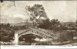 College Park, Colorado College Colorado Springs, CO Postcard Postcard