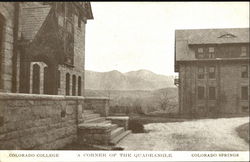 A Corner Of The Quadrangle, Colorado College Colorado Springs, CO Postcard Postcard