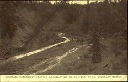 Forestry Laboratory In Manitou Park, Colorado College Colorado Springs, CO Postcard Postcard