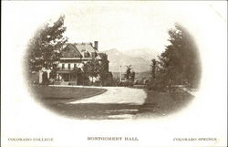 Montgomery Hall, Colorado College Colorado Springs, CO Postcard Postcard