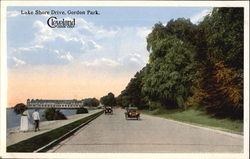 Lake Shore Drive, Gordon Park Cleveland, OH Postcard Postcard