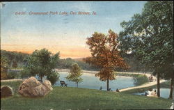 Greenwood Park Lake Postcard