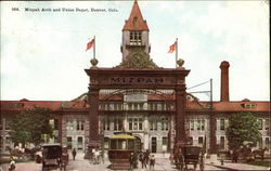 Mizpah Arch And Union Depot Postcard