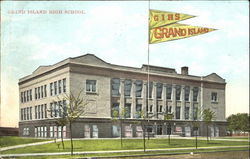 Grand Island High School Nebraska Postcard Postcard