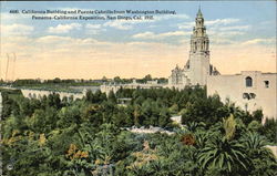 California Building And Puente Cabrillo Postcard