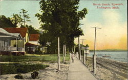 North Beach, Epworth Ludington, MI Postcard Postcard