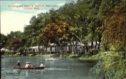 Camping And Boating, Epwoth Park Lake Postcard