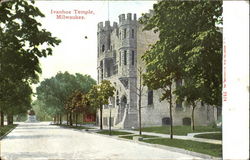 Ivanhoe Temple Milwaukee, WI Postcard Postcard