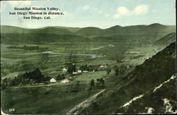 Beautiful Mission Valley Postcard