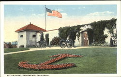 Sutter's Fort Sacramento, CA Postcard Postcard