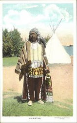 Hiawatha Native Americana Postcard Postcard