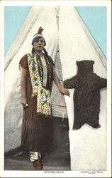 Minnehaha Native Americana Postcard Postcard