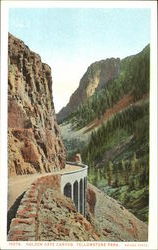 Golden Gate Canyon, Yellowstone Park Yellowstone National Park Postcard Postcard