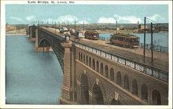 Eads Bridge St. Louis, MO Postcard Postcard