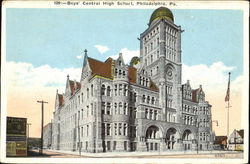 Boys' Central High School Philadelphia, PA Postcard Postcard