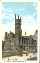 Masonic Temple Postcard