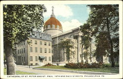 Cathedral Of St. Peter And St. Paul, 18th and Race Streets Postcard