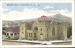 Methodist Church And Parsonage Trinidad, CO Postcard Postcard