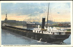 McIntosh Boat Ashtabula Harbor, OH Postcard Postcard