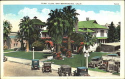 Elks Club San Bernardino, CA Postcard Postcard