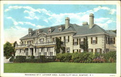 Residence Of F. Lathrop Ames Postcard