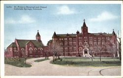 St. Francis Hospital And Chapel Colorado Springs, CO Postcard Postcard