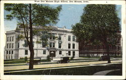 West Des Moines High School Iowa Postcard Postcard