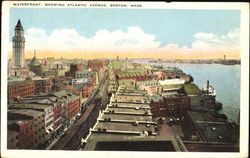 Waterfront, Atlantic Avenue Postcard