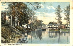 Tier's Lake Plainfield, NJ Postcard Postcard