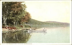 On Friends Lake The Glen, NY Postcard Postcard