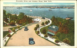 Riverside Drive And Hudson River, 155th Street Postcard