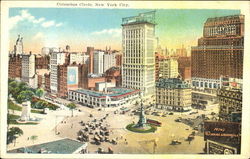 Columbus Circle, 58the Street New York, NY Postcard Postcard