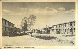 A Street At Camp Lee Postcard