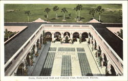 Patio Hollywood Golf And Country Club Postcard