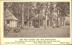 The Red Casque Inn And Bungalows, No. 8 Highway Postcard