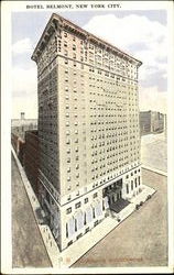 Hotel Belmont New York, NY Postcard Postcard