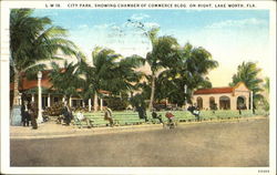 City Park Lake Worth, FL Postcard Postcard